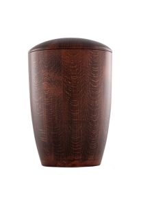 Wooden funeral urn