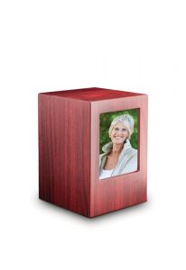 Mahogany coloured photo frame urn box MDF in several dimensions