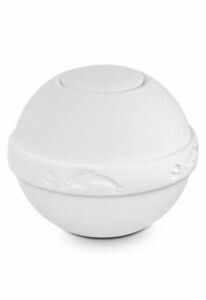 Biodegradable cremation ashes mini urn salt for at sea