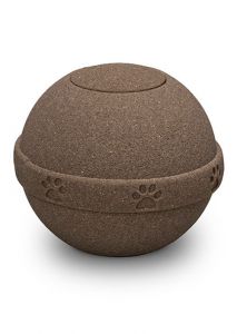 Biodegradable Pet cremation ashes urn (Sand)