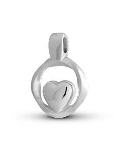 Ashes Pendant 'Eternal Love' with heart - 925 Sterling Silver