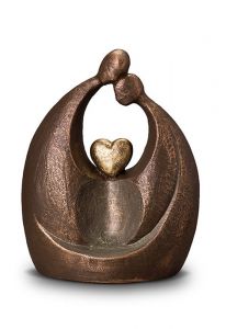 Ceramic funeral art urn 'Eternal Love'