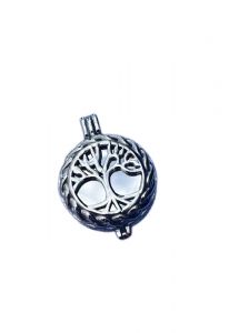 Stainless steel cremation ashes pendant 'Tree of life'