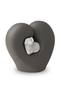 Heart shaped dog urn