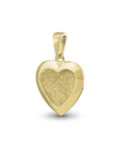 Fingerprint pendant 'Heart' made of gold
