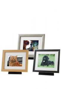 Tribute framepod pet urn in several colours and sizes