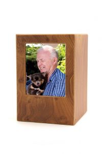 Photo frame urn box