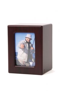 Photo frame urn box