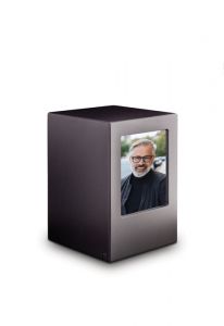 Black photo frame urn box MDF in several dimensions