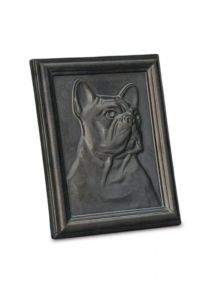 Dog urn for ashes 'French Bulldog' in several colours