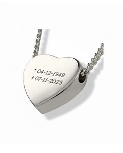 Engraving Memorial Jewellery (approximately 4 weeks additional production time)