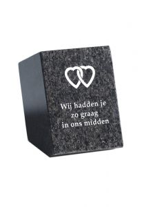 Memorial stone 'Two hearts, one love'