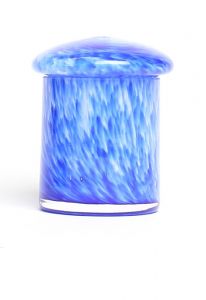 Glass keepsake urn