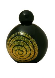 Glass cremation urn Circle of life