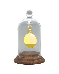 Glass bell (yellow golden 14 karat bracket)