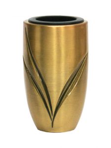 Grave vase bronze (wall model)