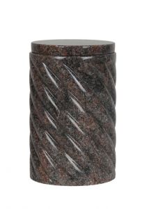 Granit cremation ashes urn 'Rope'