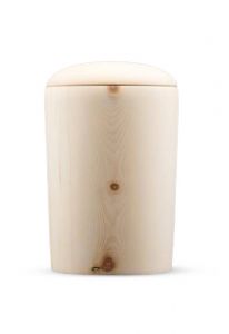 Wooden Urn for Ashes 'Speranza' natural pine