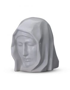 Ceramic cremation ashes urn 'Holy Mother' in several colours