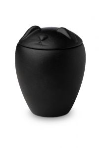 Black dog urn for ashes