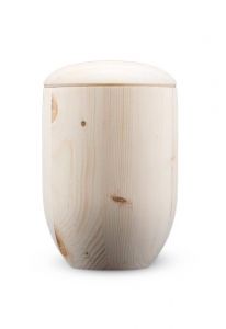 Wooden Urn for Ashes 'Pace' natural spruce