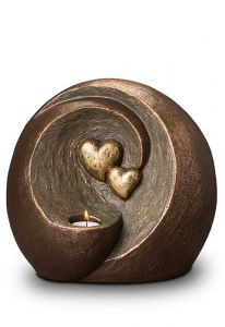 Candle holder companion urn 'Eternal Engagement'