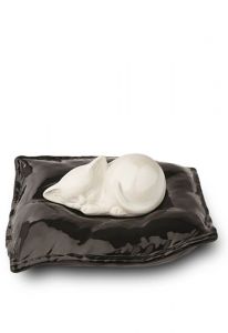 Pet cremation ashes urn 'Sleeping cat'