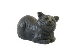 Cat urn 'Contented cat'
