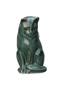Cat urn for ashes in several colours