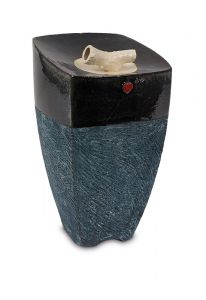 Ceramic funeral urn