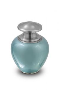 Cremation ashes keepsake urn 'Satori' | blue