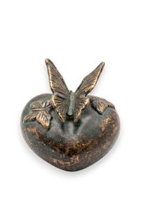Cremation ashes keepsake urn with butterfly