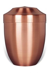 Bronze coloured urn made from copper