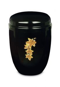 Cremation urn made from steel 'Leaves'