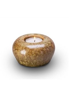 Candle holder ceramic keepsake cremation ashes urn
