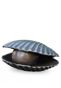 Cremation ashes keepsake urn shell