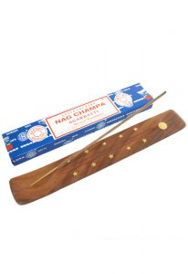 Nag Champa SATYA SAI BABA Incense - 12 X 15Gms Pack with free Incense Stick Holder
