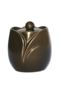 keepsake funeral urn bronze antique