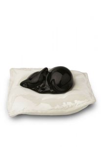 Pet cremation ashes urn 'Sleeping cat'