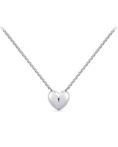 Memorial necklace Heart made from silver