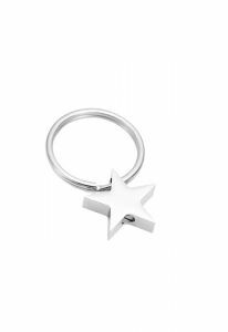 Keychain Cremation Ashes Urn Pendant 'Star'