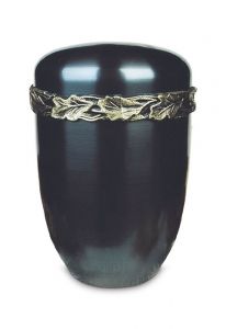 Cremation urn made from steel 'Leaf'