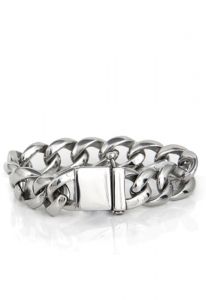 Stainless steel ashes bracelet