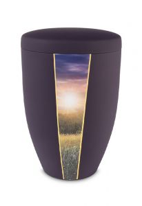 Metal cremation ashes urn 'Sunrise'