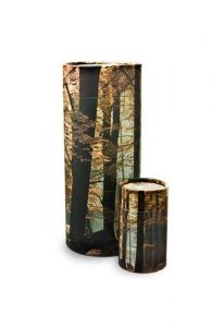Ashes scattering tube urn 'Autumn'