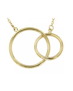 Symbol necklace 'Togetherness' 14ct yellow gold