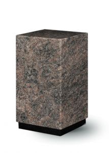 Granit cremation ash urn 'Himalaya Blue' | weather resistant
