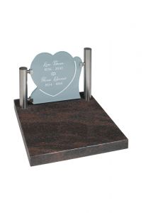 Cremation urn gravestone 'Heart'