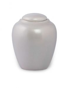 Eco funeral urn pearl