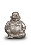 Buddha Mini Urn for Cremation Ashes - silver